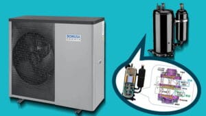 pompa de caldura domusa dual clima ht compresor toshiba