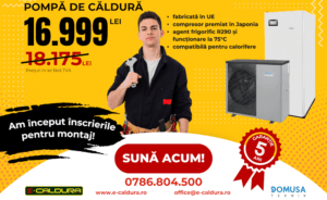 promotie august 2024 pompe de caldura domusa ecaldura