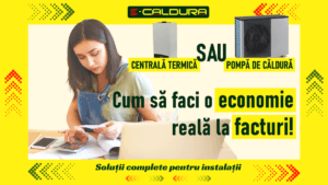 economii facturi incalzire centrala termica gaz pompa de caldura panouri fotovoltaice pardoseala