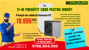 pompa de caldura pompă căldură domusa teknik dual clima instalatii incalzire montaj e-caldura