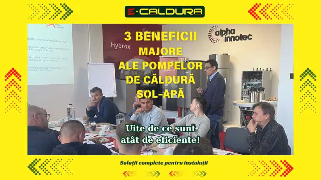 pompa de caldura geotermala sol apa alpha innotec reduceri facturi consum mic eficienta beneficii