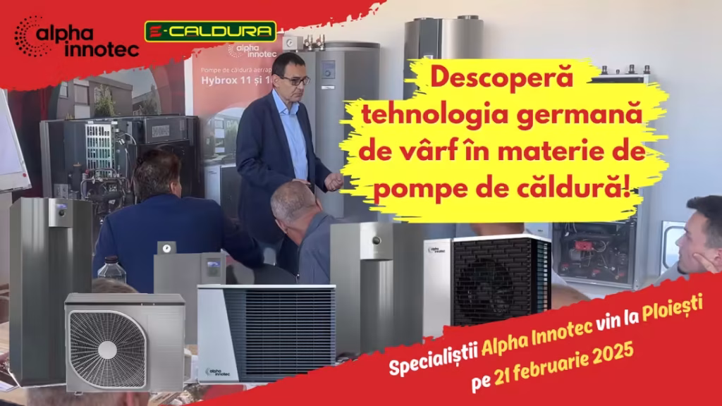 alpha innotec ai heating solutions pompe pompa de caldura e-caldura ploiesti prahova prezentare echipamente instruire instalatori
