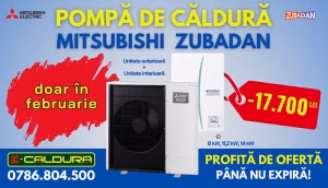 pompa de caldura mitsubishi zubadan oferta promotie pret e-caldura