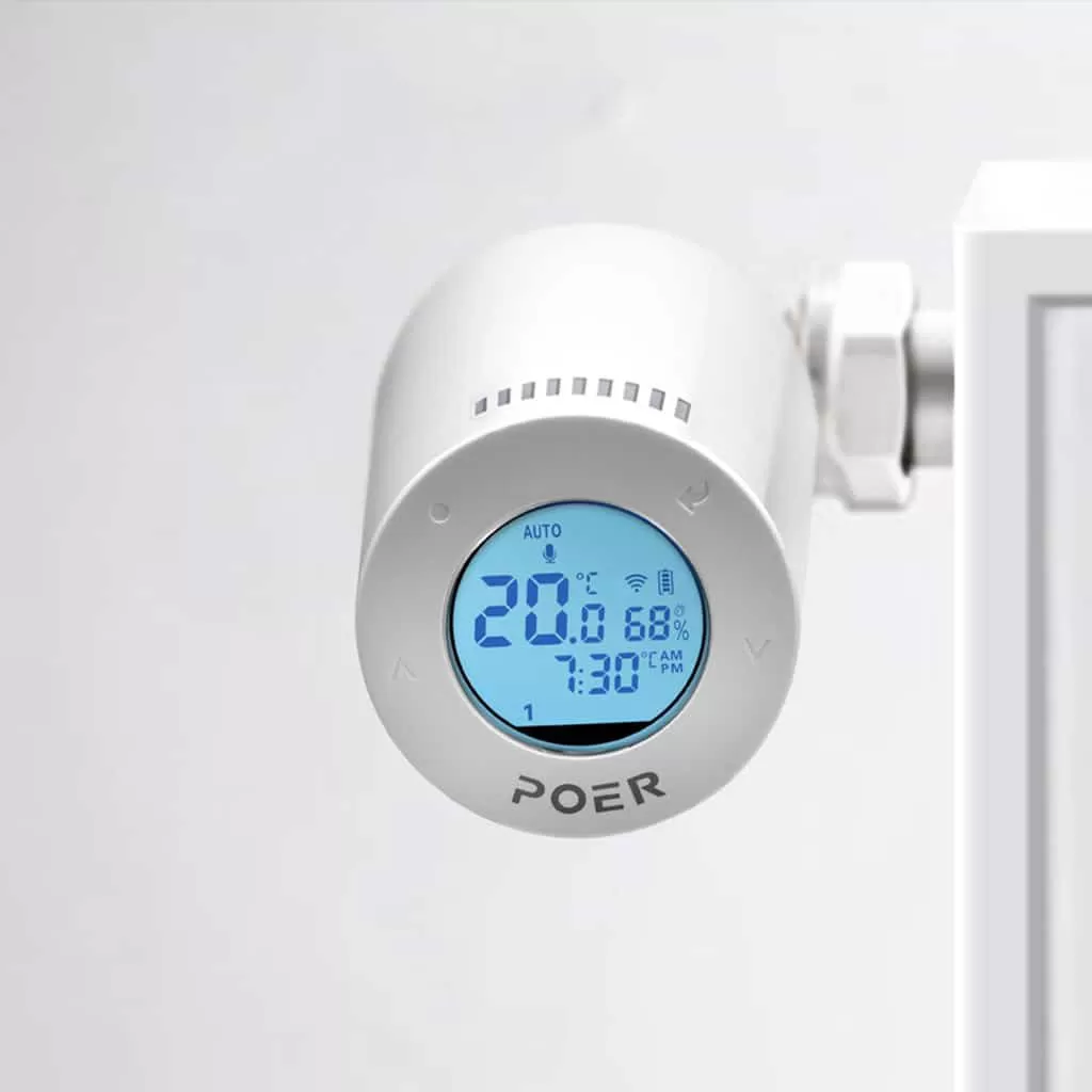 Cap termostatat robinet calorifer POER Smart cu comandă pornit-oprit - imagine 3