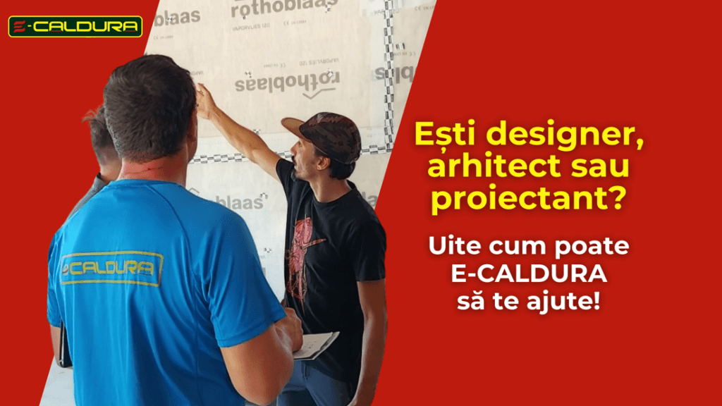 esti arhitect designer proiectant uite cum poti colabora cu e-caldura pentru instalatii solutii complete