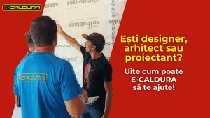 esti arhitect designer proiectant uite cum poti colabora cu e-caldura pentru instalatii solutii complete